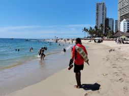 Así se encuentran las playas de Puerto Vallarta este miércoles  29 de abril de 2026. ESPECIAL / FACEBOOK Protección Civil y Bomberos Puerto Vallarta