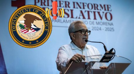 El departamento de Justicia de Estados Unidos acusó formalmente a diez funcionarios mexicanos. ESPECIAL / X/ @rochamoya_