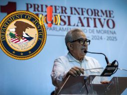 El departamento de Justicia de Estados Unidos acusó formalmente a diez funcionarios mexicanos. ESPECIAL / X/ @rochamoya_