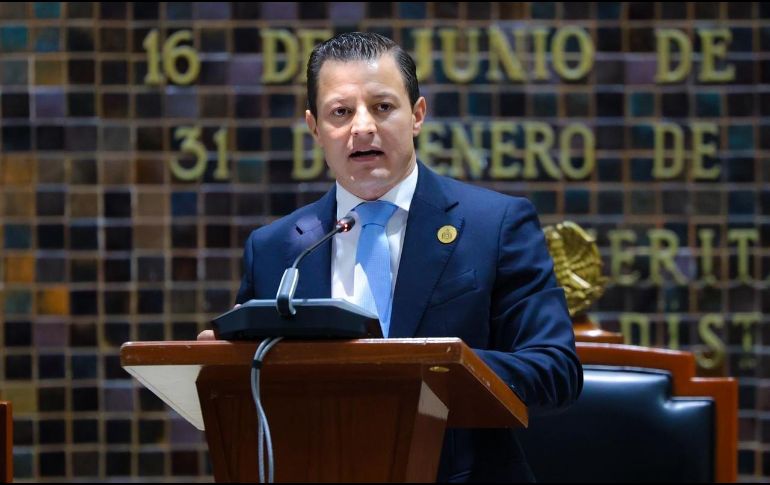 El legislador panista expresó que hubo disposición y consensos entre las fracciones parlamentarias para abordar y aprobar distintos temas. EL INFORMADOR/ A. NAVARRO.