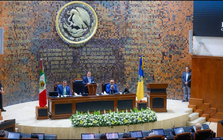 El legislador panista expresó que hubo disposición y consensos entre las fracciones parlamentarias para abordar y aprobar distintos temas. EL INFORMADOR/ A. NAVARRO.