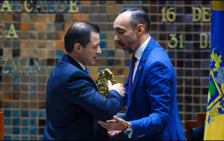 El legislador panista expresó que hubo disposición y consensos entre las fracciones parlamentarias para abordar y aprobar distintos temas. EL INFORMADOR/ A. NAVARRO.