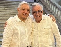 López Obrador le ofreció su respaldo incondicional a Rubén Rocha Moya a pesar de las pruebas en su contra. X/rochamoya_