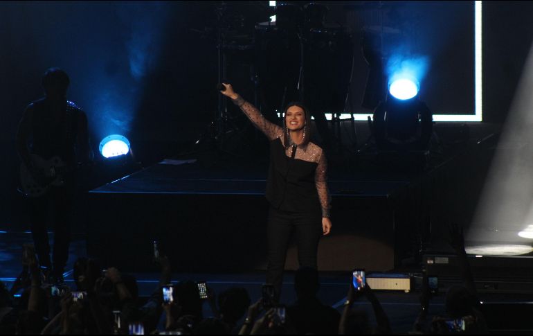 Laura Pausini llega a Guadalajara para ofrecer un concierto en el Auditorio Telmex. EL INFORMADOR • ARCHIVO.