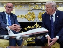 Fotografía de archivo de una reunión de Donald Trump con el canciller alemán Friedrich Merz en el Despacho Oval de la Casa Blanca, el 3 de marzo de 2026. AP/ARCHIVO