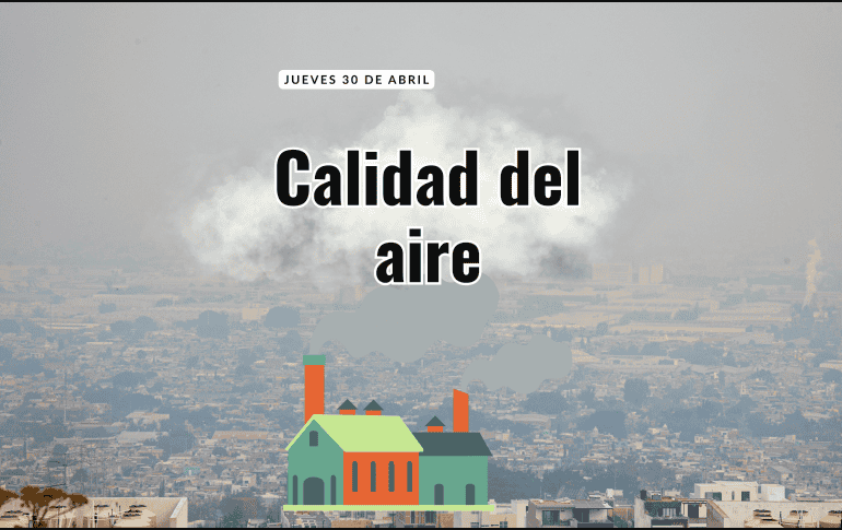 Este jueves 30 de abril se registra buena calidad de aire en el Área Metropolitana de Guadalajara (AMG) en Atemajac con 45 puntos IMECA. EL INFORMADOR / ARCHIVO