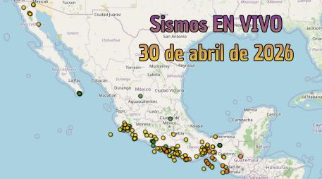 EN VIVO | Sismos en México | Jueves 30 de abril. ESPECIAL / SSN