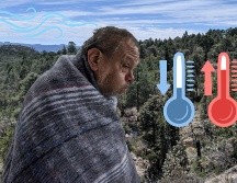 Según el SMN, el Frente Frío 48 comenzó su avance sobre el territorio nacional durante las últimas horas de abril. Su impacto se sentirá más durante el primer fin de semana de mayo de 2026. ESPECIAL / EFE y CANVA