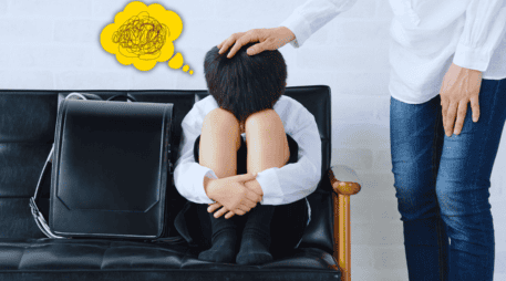 Ocho de cada 10 atenciones en salud mental infantil en México están relacionadas con ansiedad, depresión y problemas de conducta. ESPECIAL / CANVA