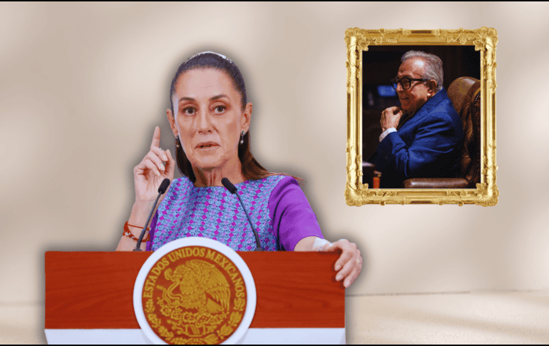 Para Sheinbaum, el reto no es salvar la figura de López Obrador, sino ejercer su propio mando y proteger la estabilidad nacional, apunta el periodista. EFE / M. Guzmán - FACEBOOK / Rubén Rocha Moya