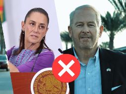 Sheinbaum mencionó que México siempre ha sido respetuoso con EU y eso es lo que busca: una relación de respeto. EFE / M. Guzmán / X / @USAmbMex