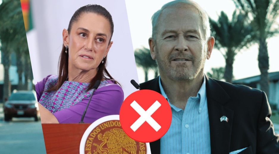 Sheinbaum mencionó que México siempre ha sido respetuoso con EU y eso es lo que busca: una relación de respeto. EFE / M. Guzmán / X / @USAmbMex