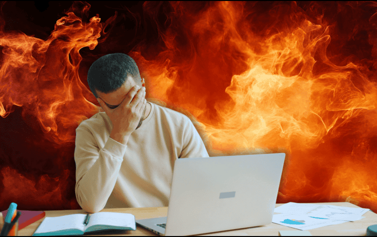 La profunda desconexión entre las altas expectativas del líder y la compleja realidad operativa es la receta perfecta para desarrollar el temido Síndrome de Burnout. ESPECIAL / CANVA