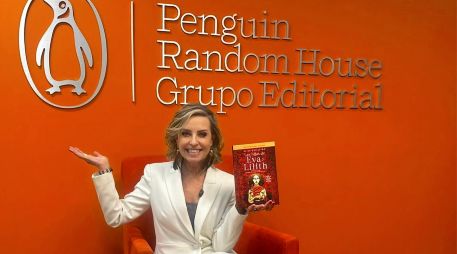 Elisa Queijeiro promociona la nueva edición de su libro “Las hijas de Eva y Lilith”. ESPECIAL/CORTESÍA PENGUIN RANDOM HOUSE.