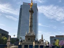 Entre las zonas más afectadas por el hundimiento que se muestran en las imágenes satelitales de la NASA destacan el Ángel de la Independencia. SUN/ARCHIVO