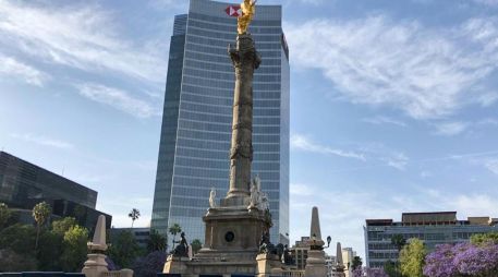 Entre las zonas más afectadas por el hundimiento que se muestran en las imágenes satelitales de la NASA destacan el Ángel de la Independencia. SUN/ARCHIVO
