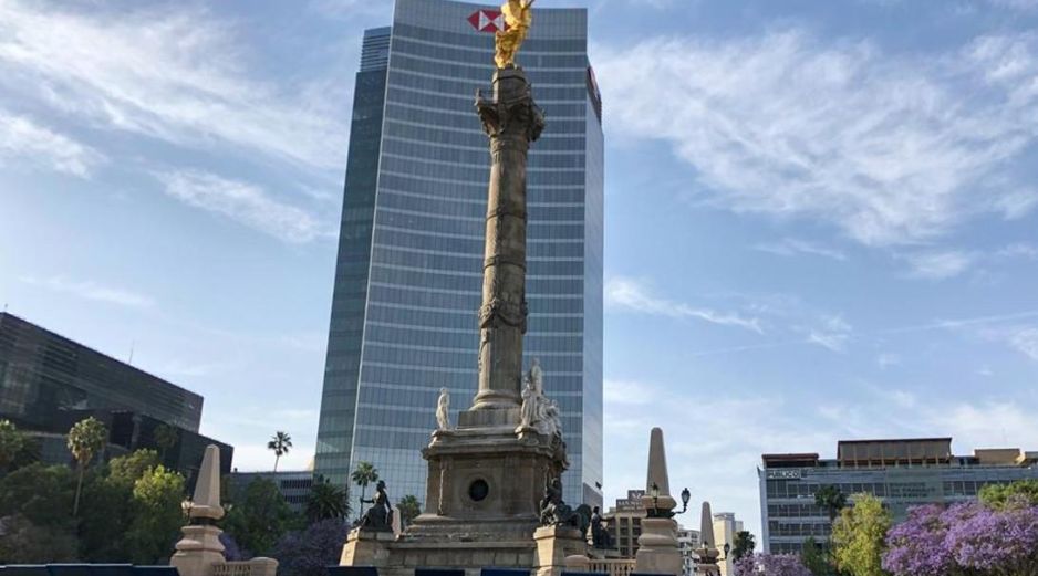 Entre las zonas más afectadas por el hundimiento que se muestran en las imágenes satelitales de la NASA destacan el Ángel de la Independencia. SUN/ARCHIVO