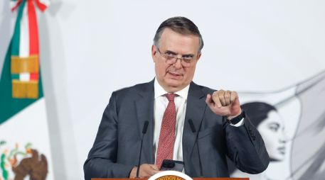 Marcelo Ebrard enfatizó que la salida de México de la Lista de Vigilancia Prioritaria actúa como un catalizador para la inversión extranjera. EFE/S.Gutiérrez