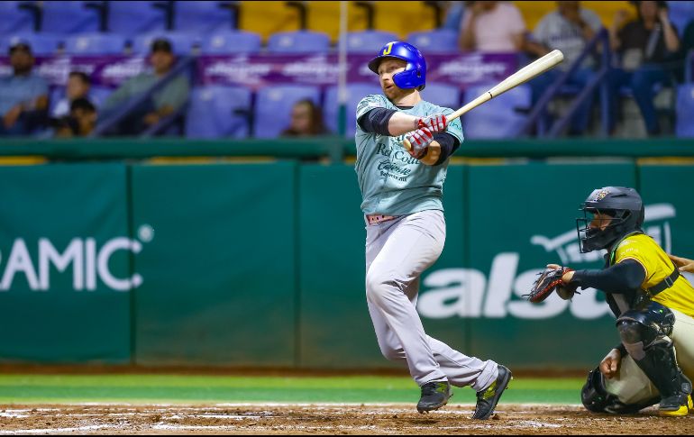 Kyle Garlick produjo cuatro carreras en el juego. CORTESÍA/Charros de Jalisco