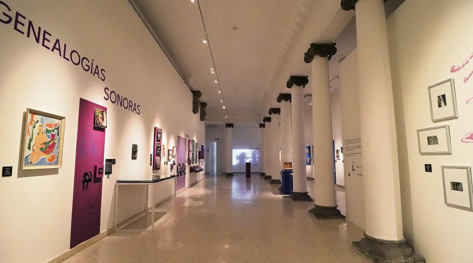 Vista general de la muestra “Sonoras”, instalada en el MUSA. CORTESÍA