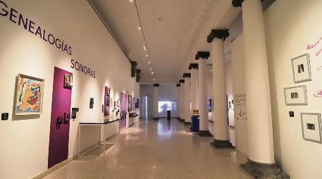 Vista general de la muestra “Sonoras”, instalada en el MUSA. CORTESÍA