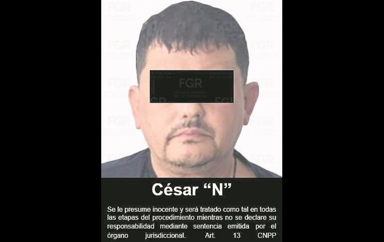 César Alejandro Villaseñor. El imputado fue ingresado a Puente Grande tras la audiencia inicial. ESPECIAL