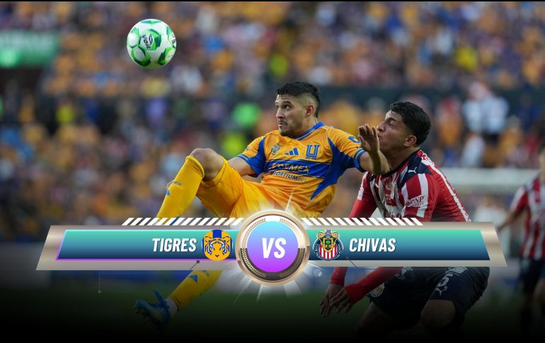 El Estadio Universitario será el escenario del encuentro de ida de los Cuartos de Final del Torneo Clausura 2026, donde Tigres se medirá ante Chivas en busca de dar el primer golpe de la serie. ESPECIAL / IMAGO7 y CANVA