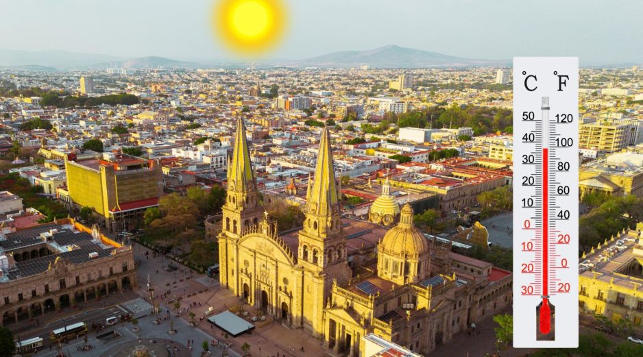 Las altas temperaturas que azotan al AMG responden a una circulación anticiclónica en niveles medios de la atmósfera. ESPECIAL / CANVA
