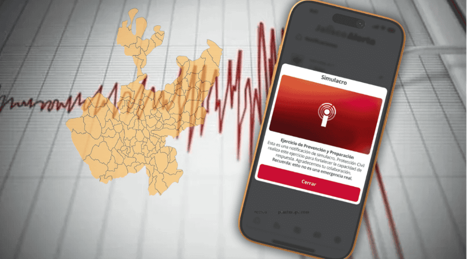 El macrosimulacro “Jalisco Prevenido ante los Desastres” se basará en una hipótesis de sismo de magnitud 8.0. ESPECIAL/Canva/Protección Civil Jalisco