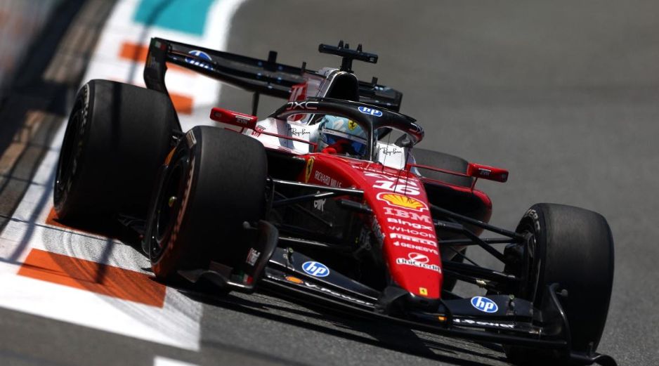 Charles Leclerc lideró la única prueba libre del GP de Miami 2026. AFP / C. Mason