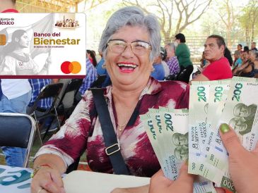 Al coincidir las fechas de depósito del gobierno y la jubilación, los pensionados reciben dos ingresos distintos en el mismo mes, creando la ilusión de un "pago doble". ESPECIAL / Programas del Bienestar y CANVA