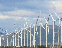 Parque eólico en operación, como parte de la transición hacia energías limpias en el país. EL INFORMADOR/Archivo
