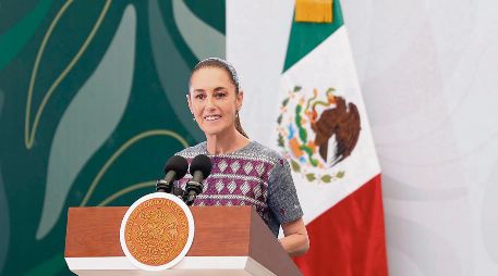 Claudia Sheinbaum, reafirmó la defensa de la soberanía nacional durante un acto en Palenque. EFE