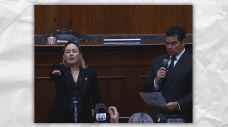 Yeraldine Bonilla Valverde llega como gobernadora interina tras la licencia temporal de Rubén Rocha Moya. ESPECIAL / H. CONGRESO DEL ESTADO DE SINALOA