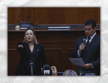 Yeraldine Bonilla Valverde llega como gobernadora interina tras la licencia temporal de Rubén Rocha Moya. ESPECIAL / H. CONGRESO DEL ESTADO DE SINALOA