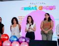 Verónica Delgadillo destacó la importancia del evento para las familias y las infancias de Guadalajara. ESPECIAL / Ayuntamiento de Guadalajara