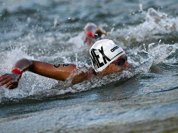 Strehlke Delgado puso el nombre de México en alto al competir con atletas de talla mundial y obtener un gran resultado. AFP/ ARCHIVO.