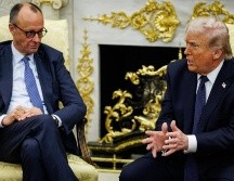 Donald Trump protagonizó un tenso intercambio de declaraciones con el canciller alemán Friedrich Merz. EFE/ARCHIVO