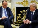 Donald Trump protagonizó un tenso intercambio de declaraciones con el canciller alemán Friedrich Merz. EFE/ARCHIVO