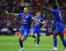 Rotondi anotó el primer gol del Cruz Azul cerca del final del primer tiempo. EL INFORMADOR/A. Navarro