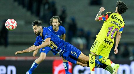 Pumas y América se enfrentaron en la Jornada 12 con triunfo para los de CU. IMAGO7/E. Espinosa