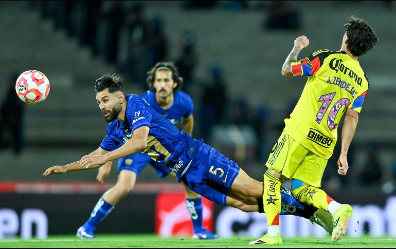 Pumas y América se enfrentaron en la Jornada 12 con triunfo para los de CU. IMAGO7/E. Espinosa