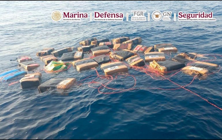 Tras el aseguramiento, la sustancia fue puesta a disposición de la autoridad correspondiente, que ya integra la carpeta de investigación para determinar su situación legal. ESPECIAL/X/ @GabSeguridadMX