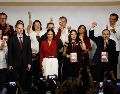 Ariadna Montiel rinde protesta como nueva presidenta del Comité Ejecutivo Nacional de Morena este domingo 3 de mayo de 2026. SUN /D. Sánchez