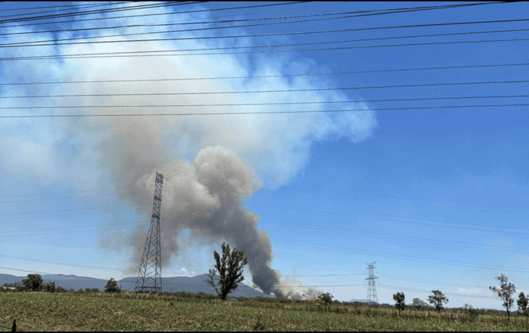 En la zona operan 64 combatientes apoyados por 15 vehículos, con el objetivo de controlar y extinguir el incendio en el menor tiempo posible. ESPECIAL