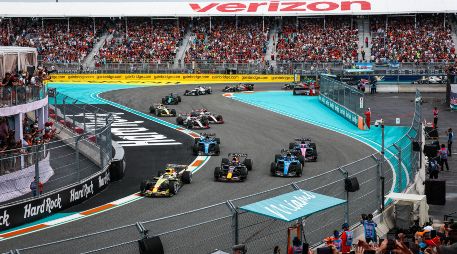 Al tratarse de una fecha con carrera sprint, los pilotos tuvieron mayores oportunidades para sumar puntos que de costumbre. AFP/ A. VINCENT.