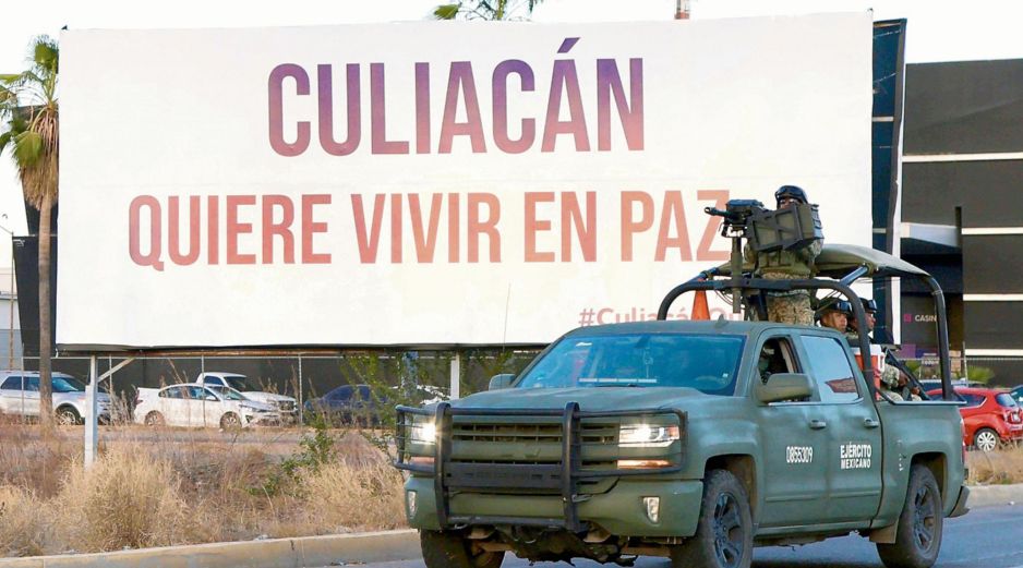 En Culiacán, el panorama sigue dominado por la presencia de militares en las calles, que no descansan de la ola de violencia de los últimos 20 meses. EL UNIVERSAL