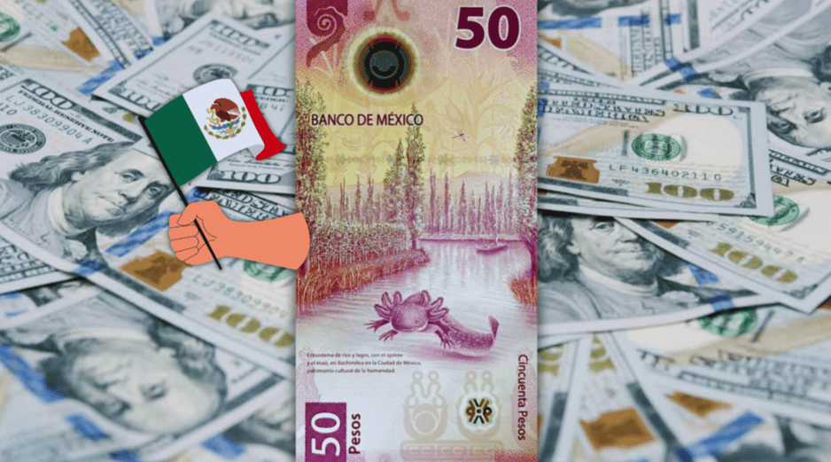 La estabilidad actual del peso mexicano responde principalmente a un debilitamiento global del dólar. ESPECIAL / CANVA