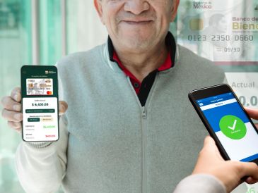Muchos adultos mayores aún desconocen que su tarjeta del Banco del Bienestar está respaldada por la red financiera nacional y limitan su uso al retiro de efectivo. ESPECIAL, FACEBOOK / Banco del Bienestar y CANVA