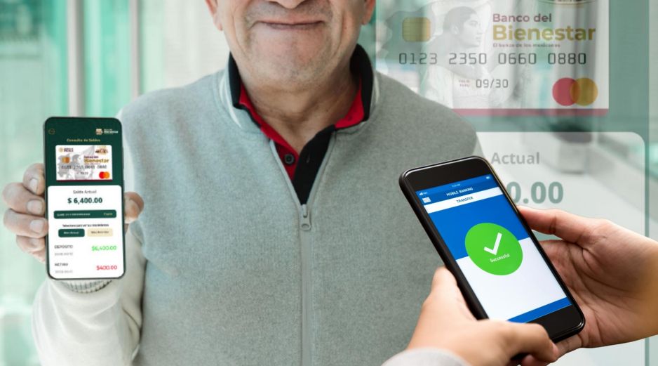 Muchos adultos mayores aún desconocen que su tarjeta del Banco del Bienestar está respaldada por la red financiera nacional y limitan su uso al retiro de efectivo. ESPECIAL, FACEBOOK / Banco del Bienestar y CANVA